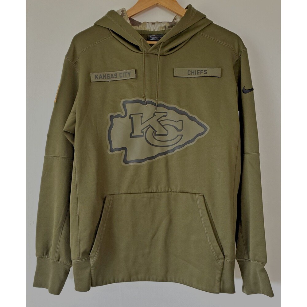 Kansas City Chiefs Salute To Service Hoodie NFL Football Size Medium Nike